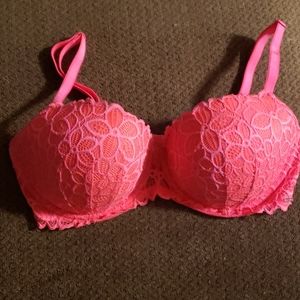 Pink date push up bra size 36dd